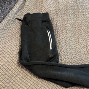 Nike Kids Charcoal Joggers with White Accent